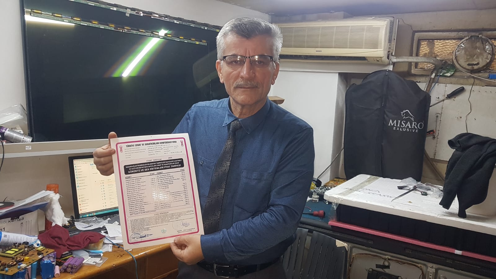 fiyat tarifesi basımı