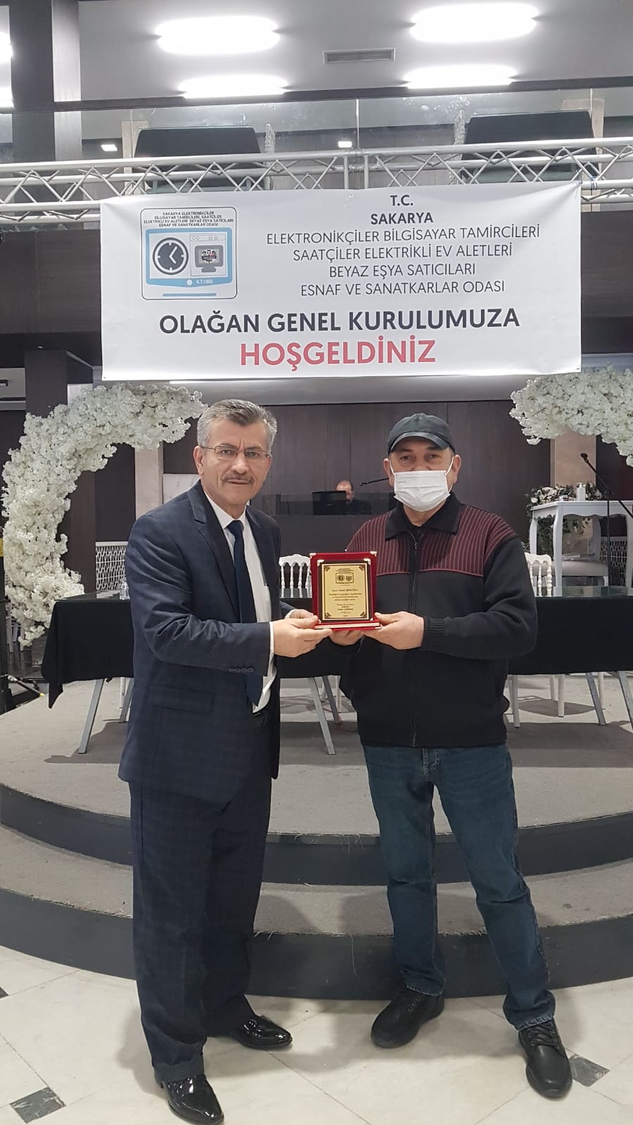 plaket töreninden görüntüler