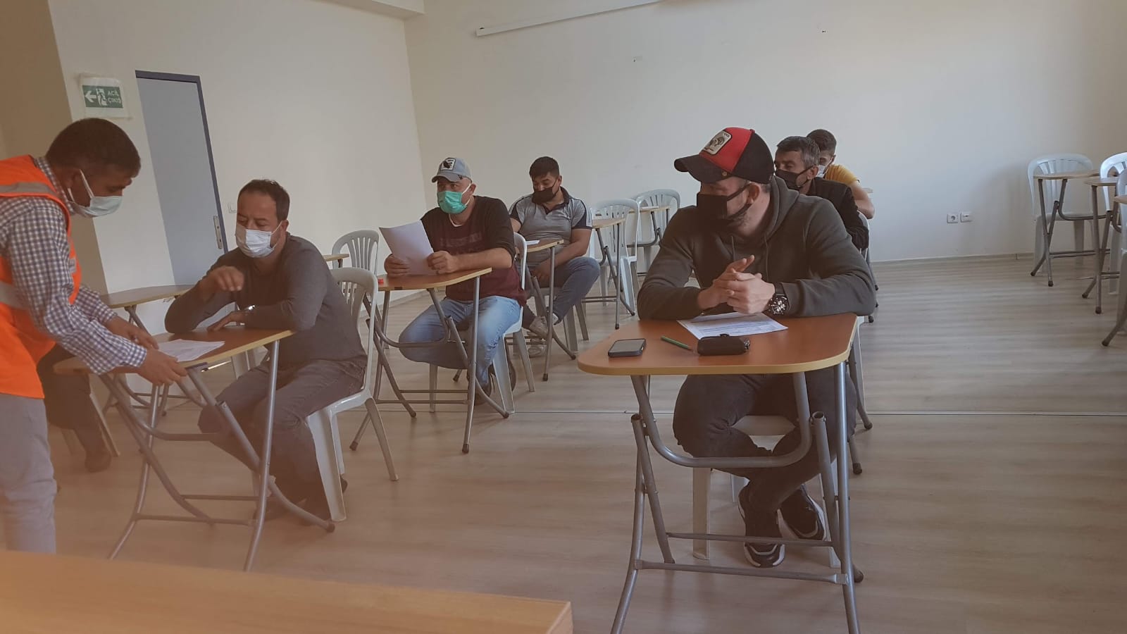 F gaz sınavından görüntüler