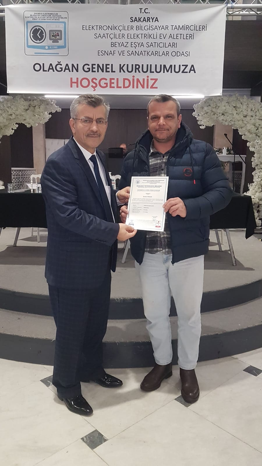 plaket töreninden görüntüler