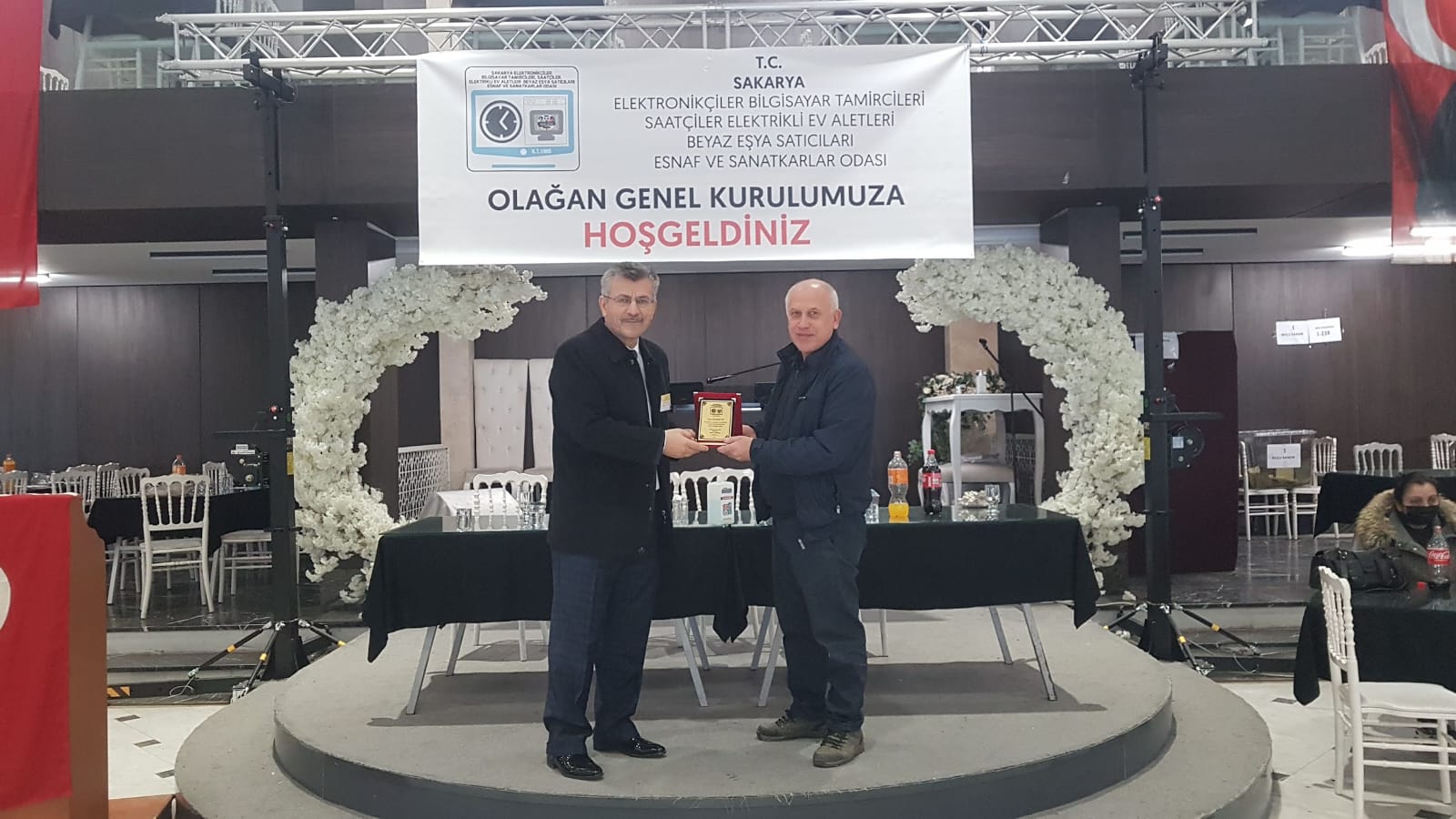 plaket töreninden görüntüler