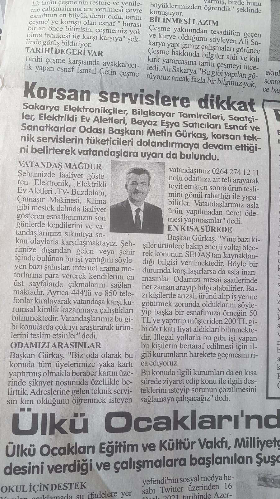 korsan servislerle mücadeleye devam