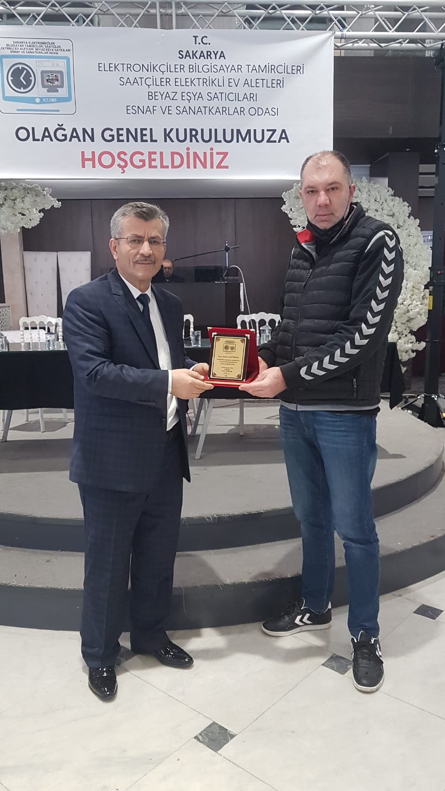 plaket töreninden görüntüler